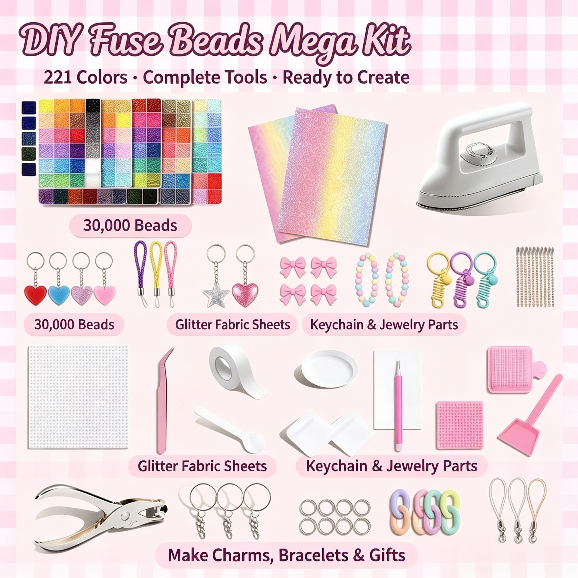 DIY Fuse Beads Mega Kit