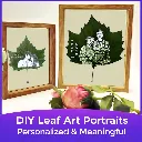 DIY Leaf Art with Personalized Portraits.webp
